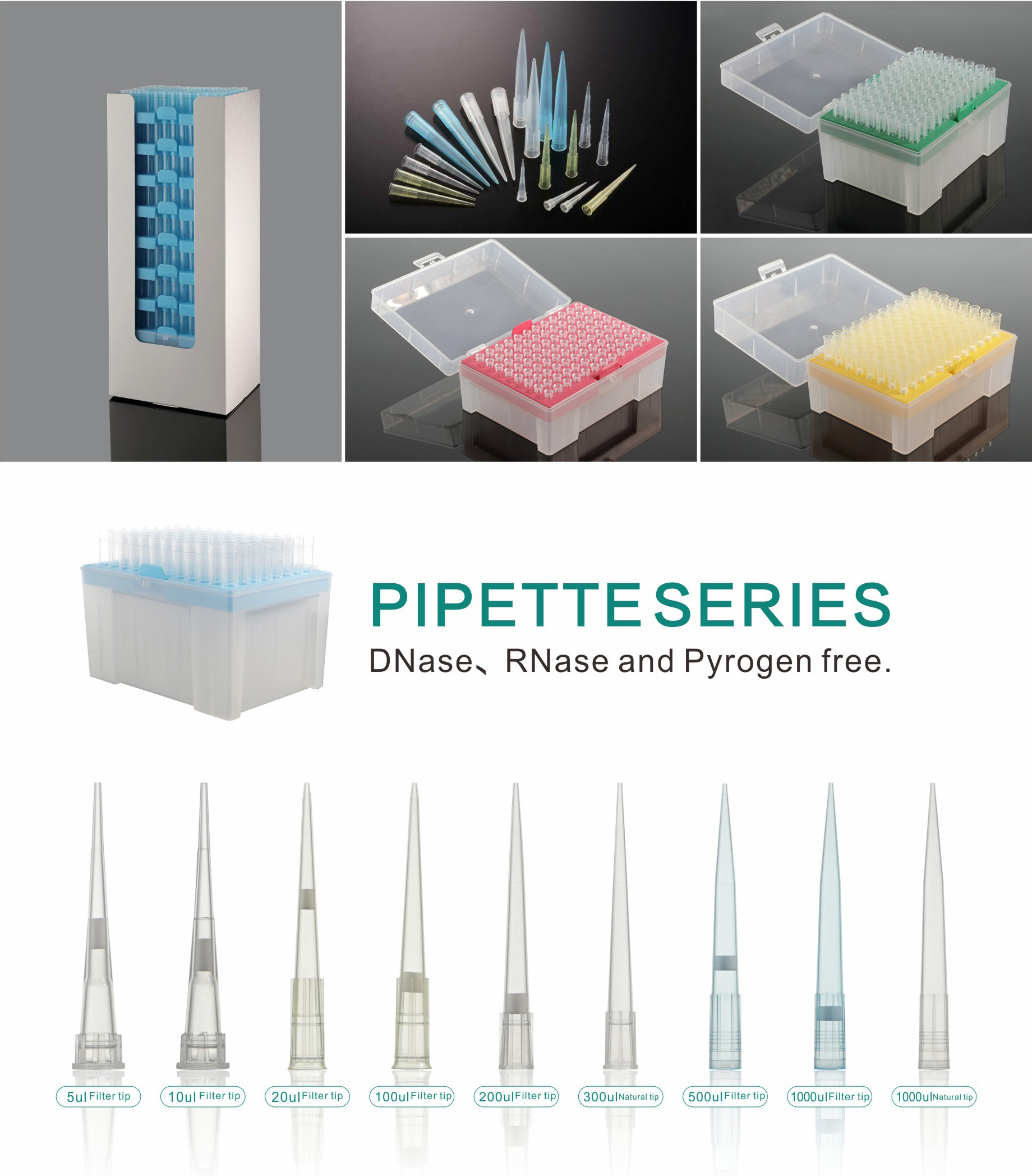 Pointes de pipette 200ul