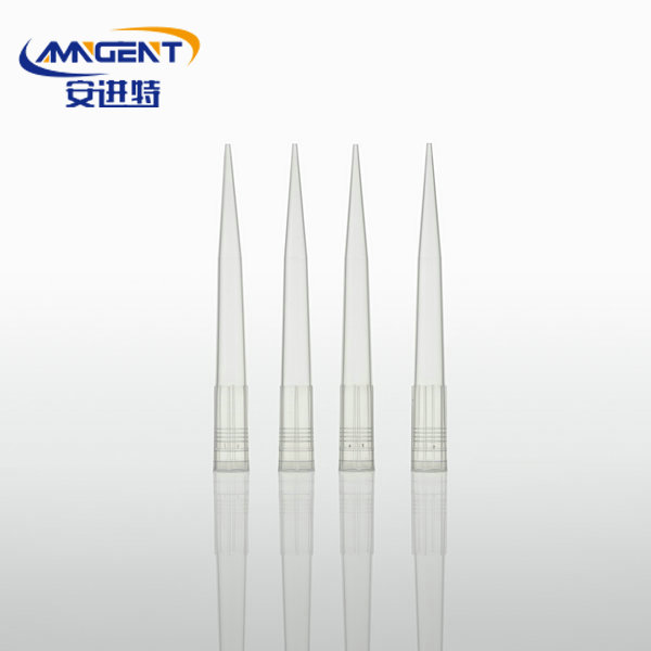 Pointes de pipette transparentes