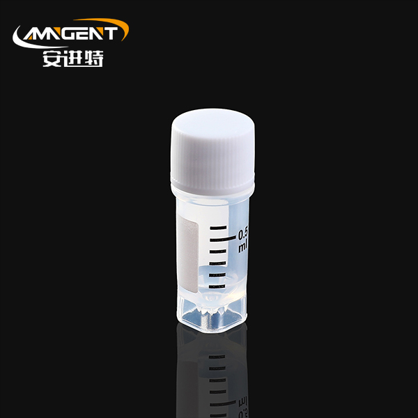 Flacons Cryogéniques 0.5ml Blanc